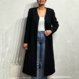 Emily... Black Vintage Maxi Blazer Sz 12